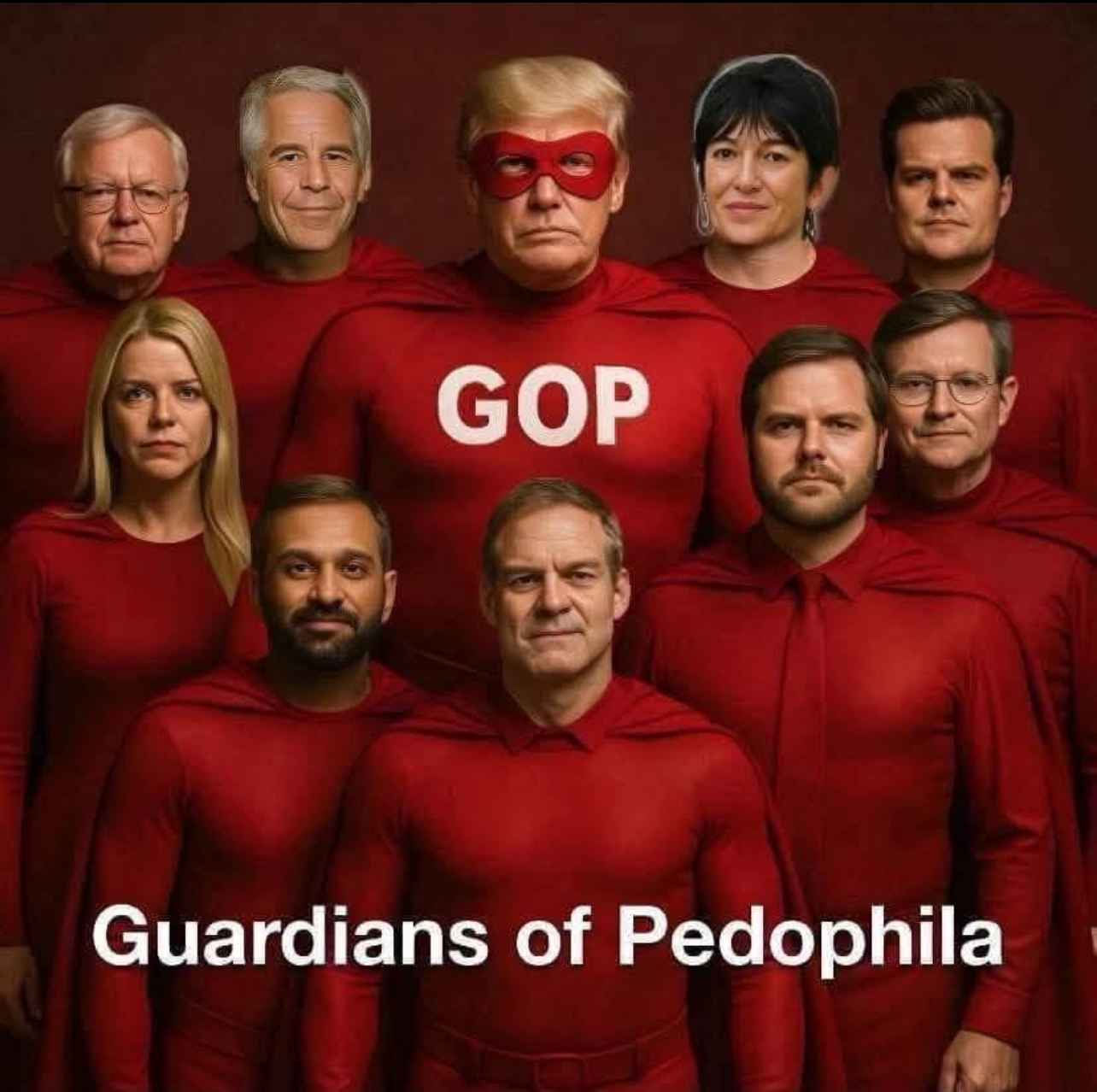 Any pedophile defender/supporter is also a pedophile in my book. Release the Trumpstein files!