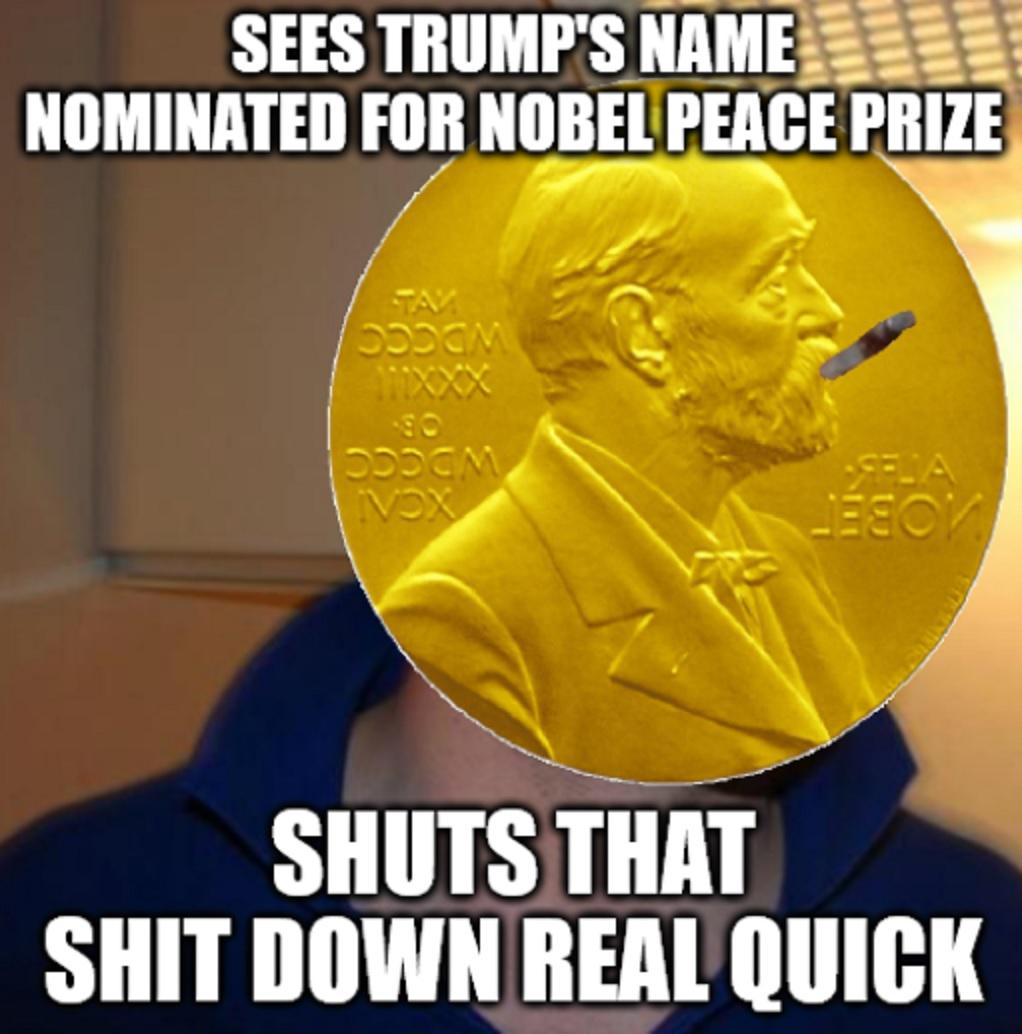 Good Guy Nobel Committee quietly removes Trump's name from Peace Prize nominee list