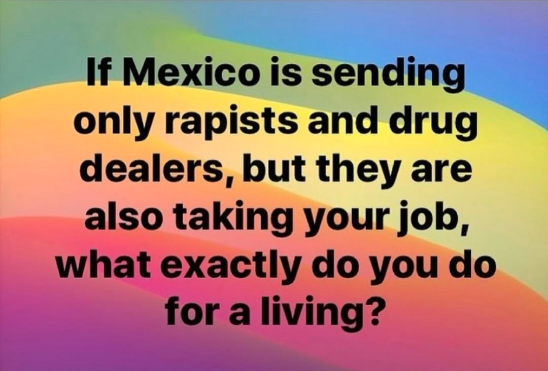 "they are taking our jobs"