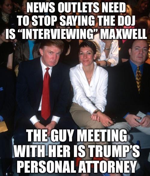And he was appointed to protect Trump. Witness tampering. Conflict of interest. Corruption. Call it what it is.