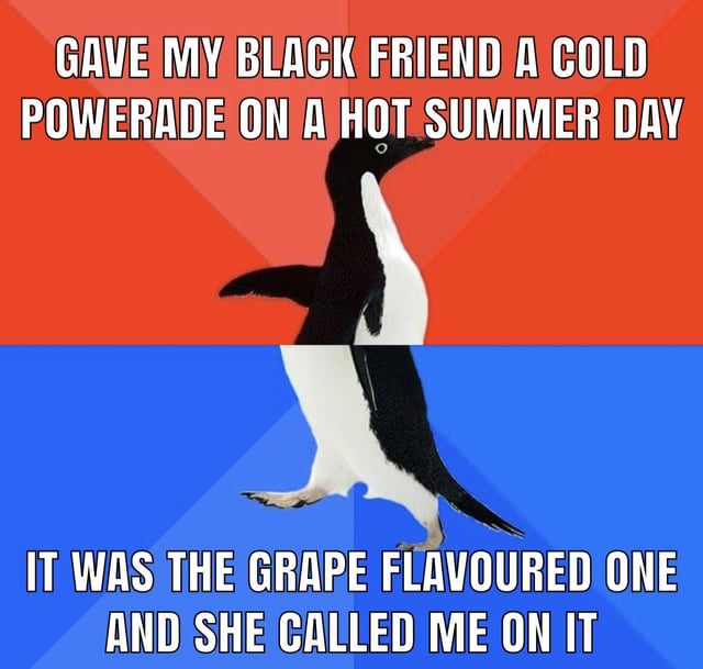 It was the coldest drink in the cooler and I didn’t pick up on it until she made a joke