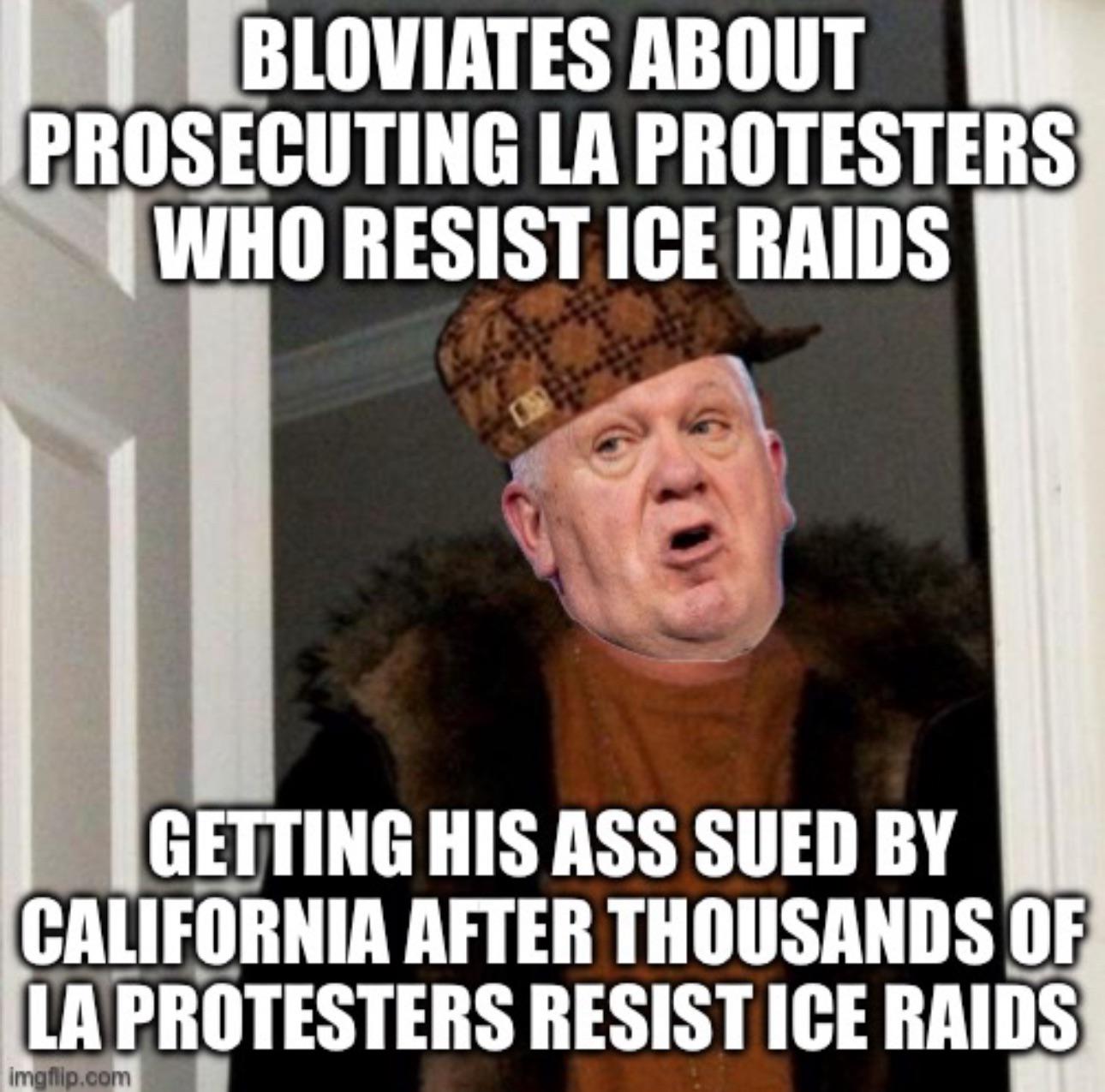 Scumbag blowhard Tom Homan