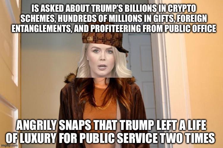The last time Trump spoke for himself on public service, he asked “what was in it for them?” on Memorial Day at Arlington National Cemetery