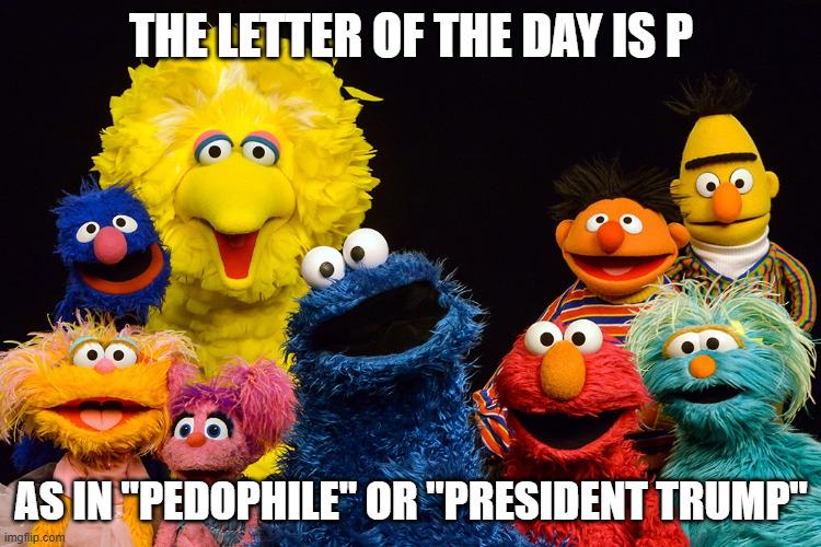 Sesame Street brought to you by the Epstein client list.