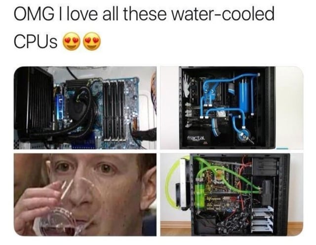 Water cooled is best