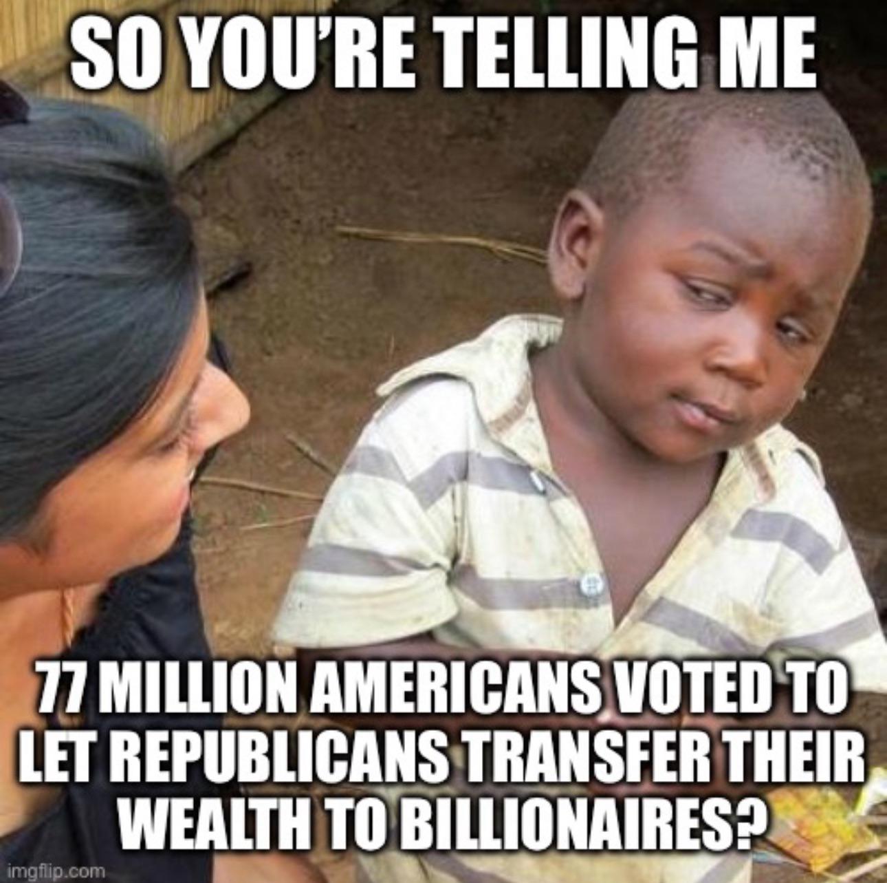 MAGA voters are a special kind of stupid