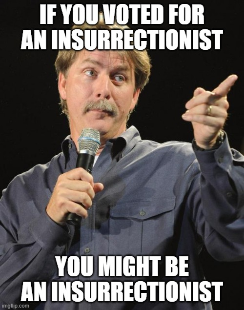 Every single Trump voter is an insurrectionist