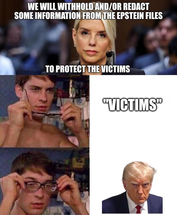 If there's anything this administration cares about it's the victims of this democrats hoax... I mean this boring stuff... I mean this scam only stupid people fall for... Yyymm... Case! I mean case!