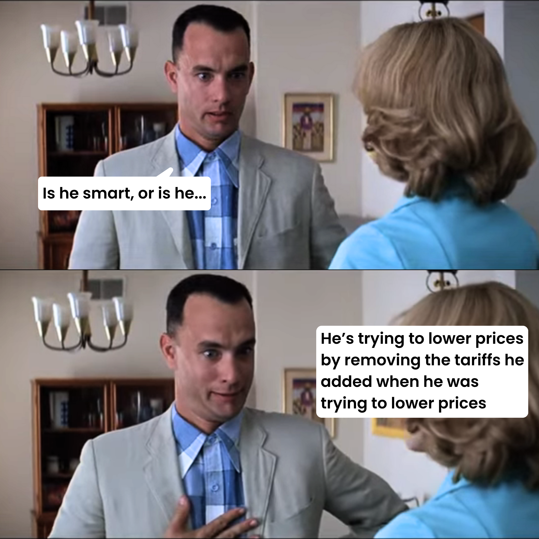 He's not a smart man