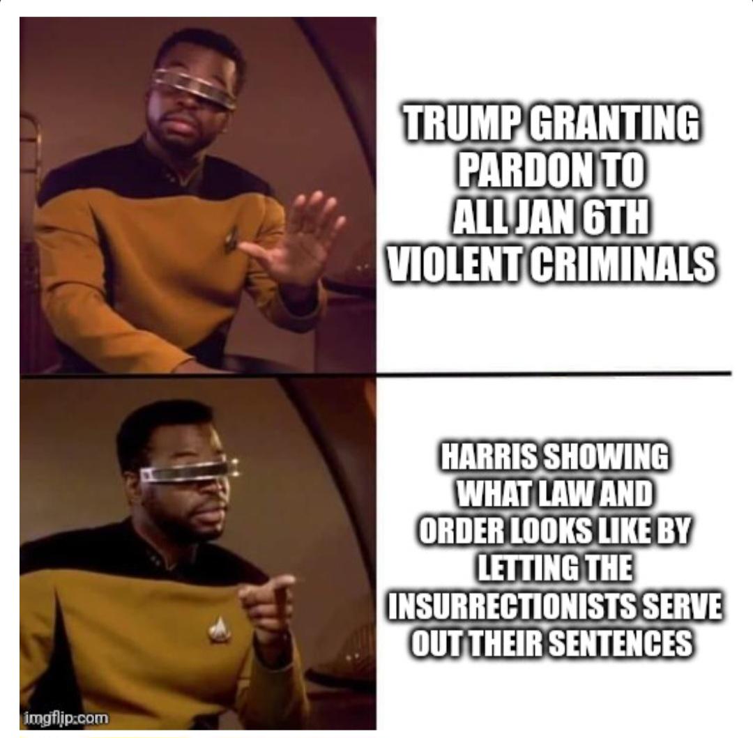 I think the top prosecuting attorney for the entire state of California has earned the right to be called a 'law and order' candidate.