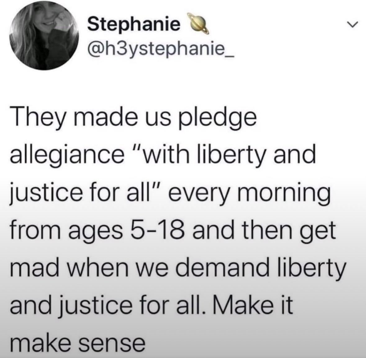 Has it ever made sense?