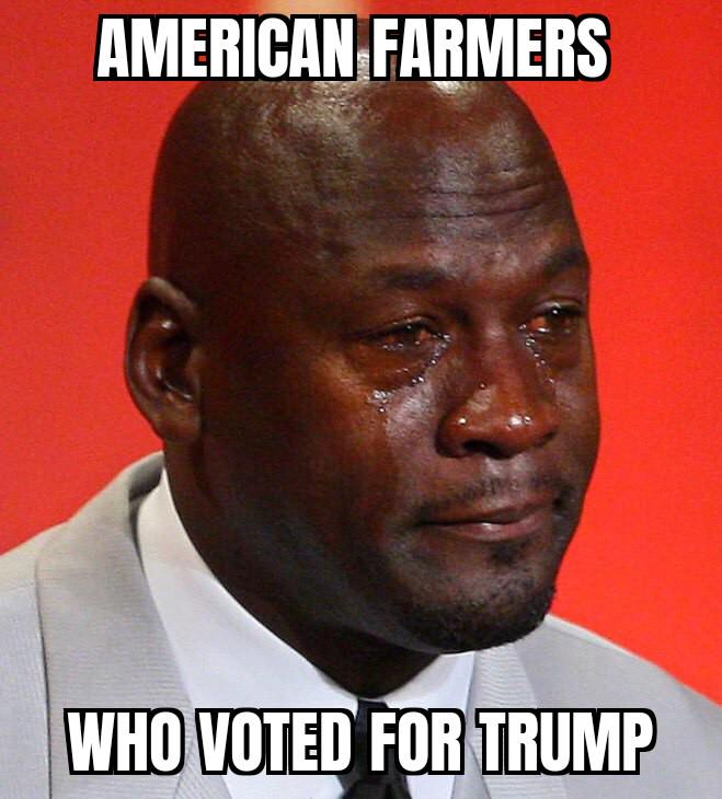 Well you're gonna lose your farm but at least you owned the libs!