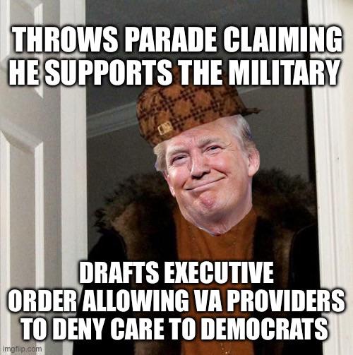“Unbrainwashed veterans” are not a Constitutionally protected class of persons