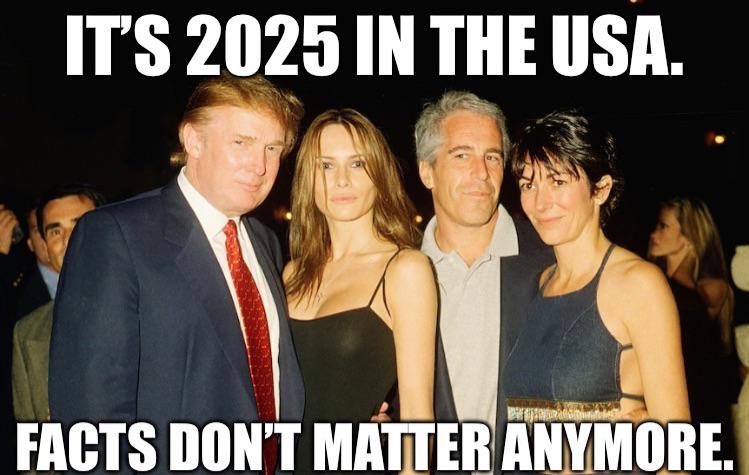 Decades of rape allegations—including children. Thirty-four felony convictions. A failed coup. Endless lawsuits, affairs, and impeachable crimes. He’s shredded the Constitution and hijacked all three branches of government. If we don’t use the Epstei