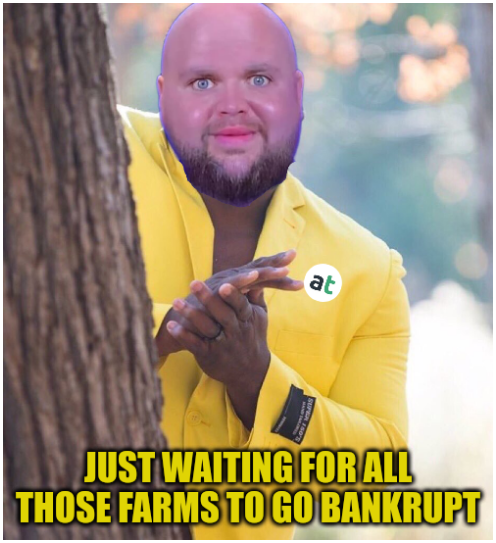 Kidnappings and tariffs are killing American farms and JD's still got a financial interest in acretrader, a platform for selling farmland (especially bankrupt farms).