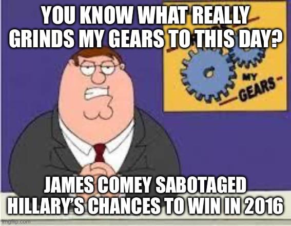 I’ll never forgive Comey for the trauma he put us through!