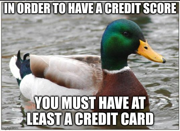 No credit history equals 0 credit score not 800