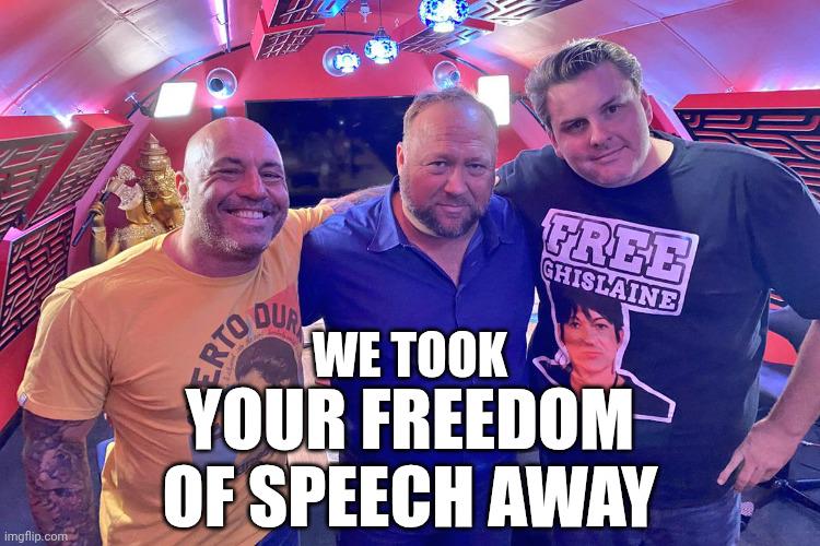 "You have to speak your mind and do the stuff that you think is funny and makes you laugh." - Hypocrite Joe Rogan