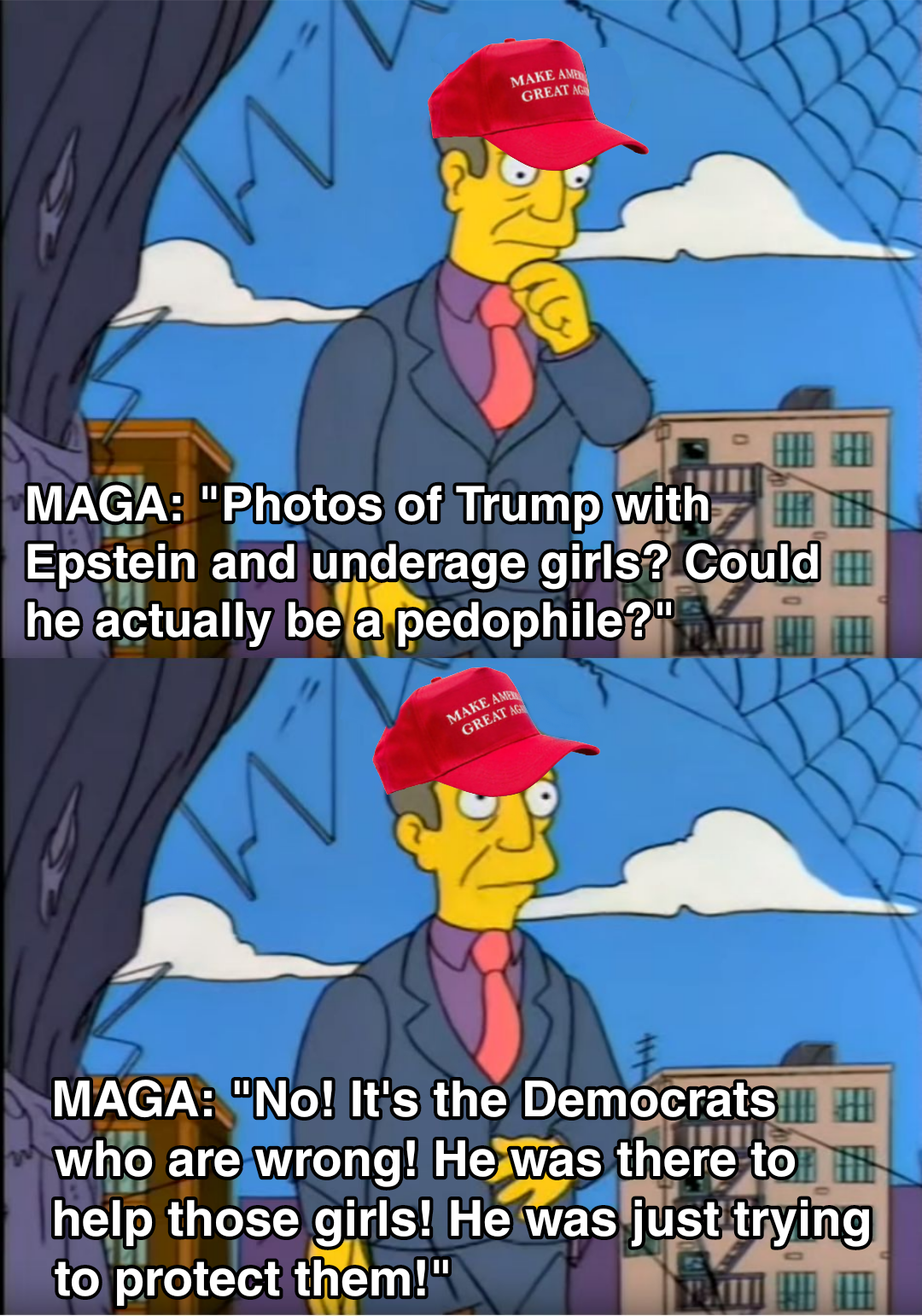 r/conservative is in full on spin mode right now