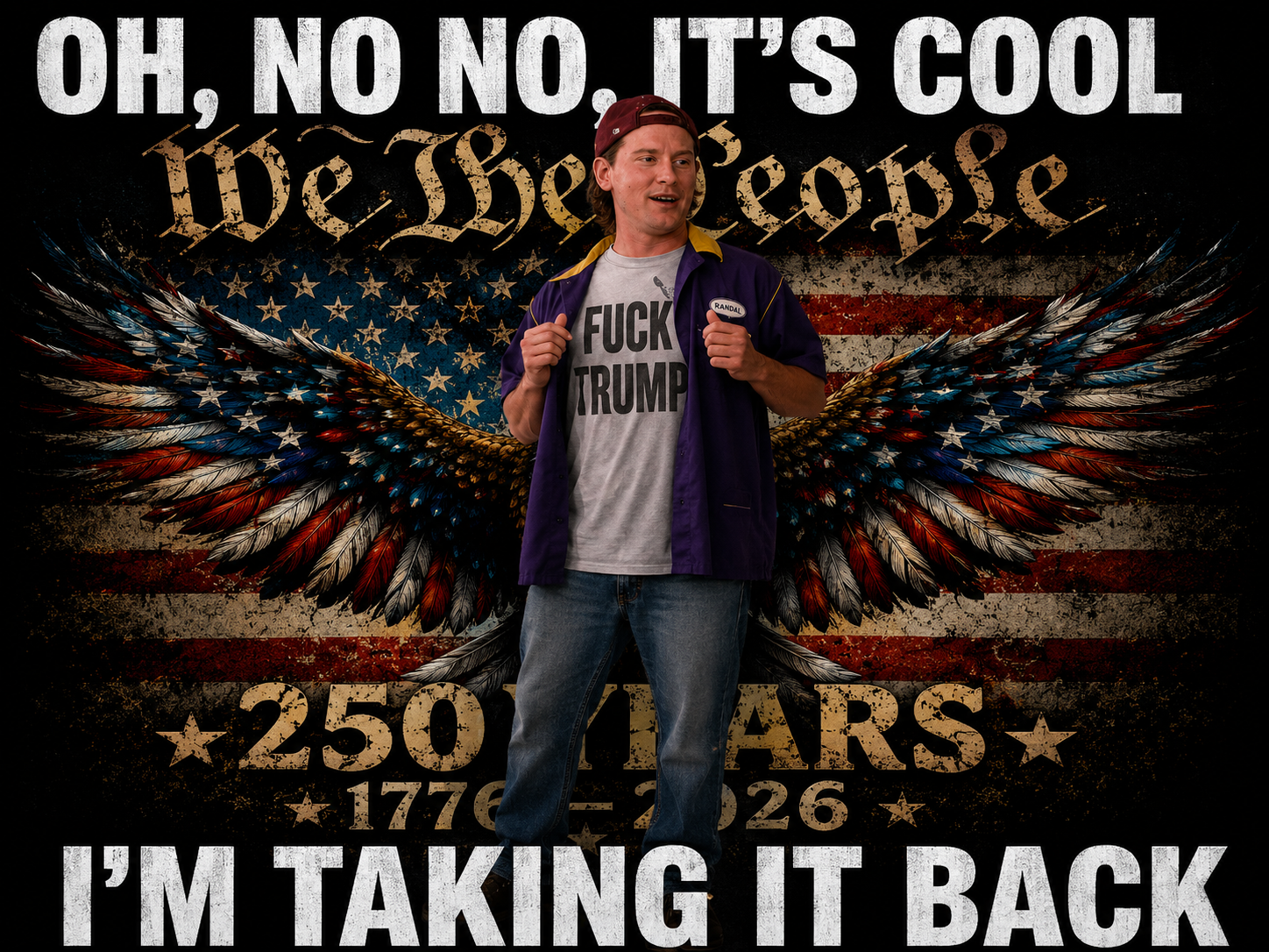 Patriotism only belongs to maga now?