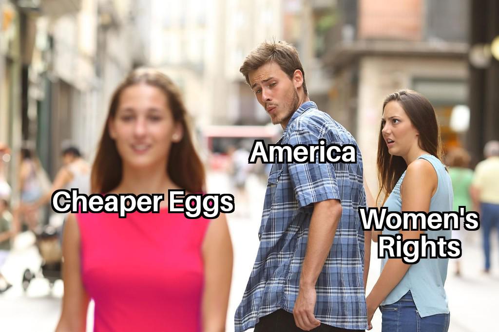 Hope those eggs taste amazing America!