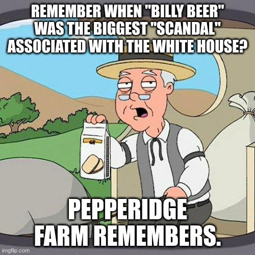 Watergate. Presidential blow jobs. Insurrection. Sexual assault finding. Illegal gun purchases.