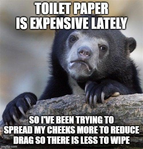 I've had to increase my wiping efficiency