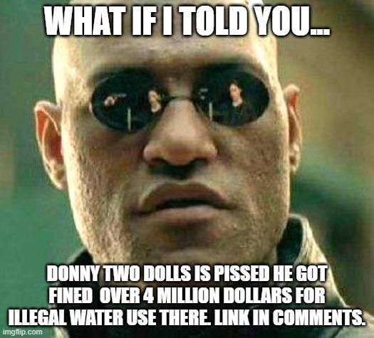Donny Two Dolls is so fucking dirty it's hard to keep track. But here's the REAL reason for the Chicago invasion. Proof in comments.