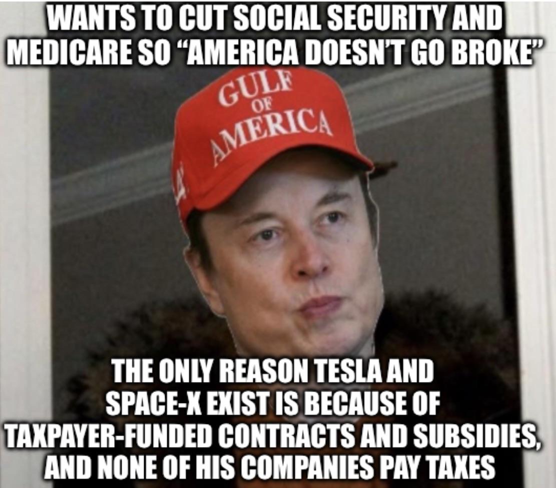 This oligarch douchebag is the poster child for “Tax Billionaires out of Existence.” Wants to take YOUR money so “America doesn’t go broke.”
