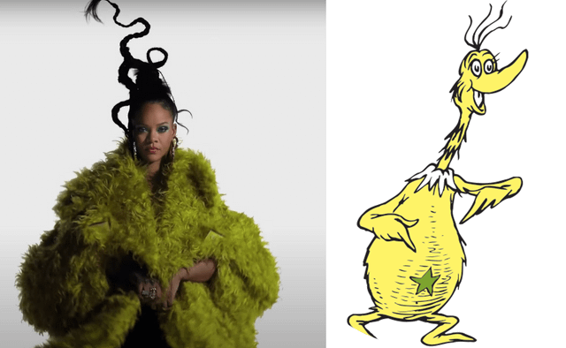 Rihanna's outfit inspiration.