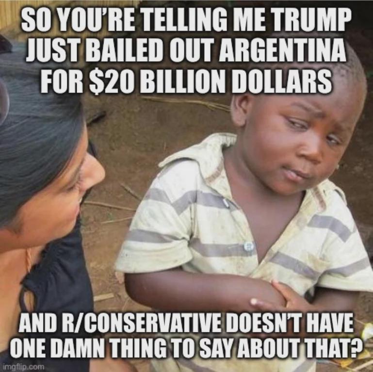 With respect to u/LavenderBabble and "it's a cult," I'd like to add that they are also selling China the soybeans they stopped buying from USA because of Trump. You know who STILL not saying a word.