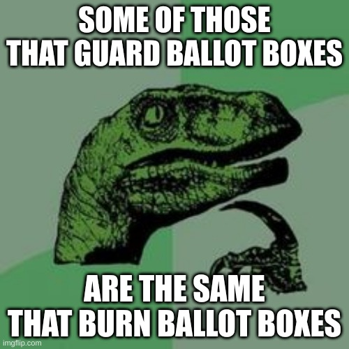 Leave the ballot boxes alone, people!