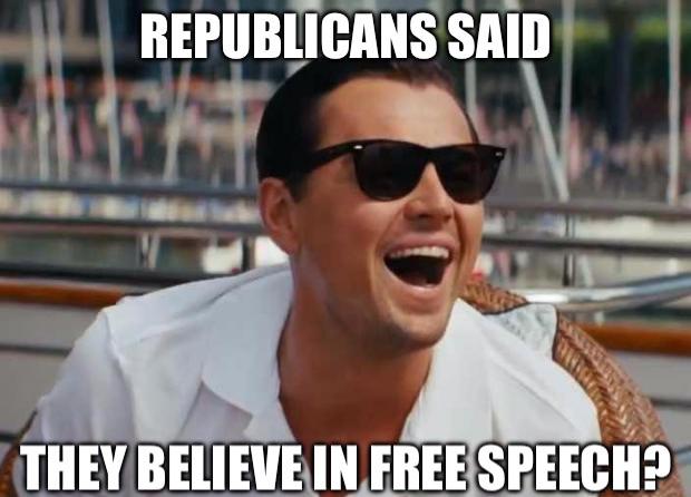 Be careful. They might try to arrest you for liking political memes.