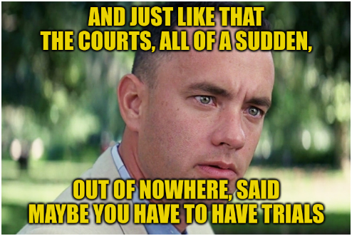 Crazy to think that all people in the country get a trial. What a novel concept...
