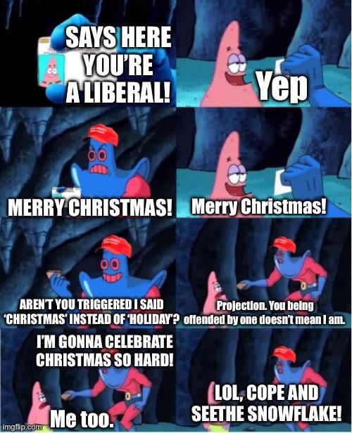 Tis the season for the annual manufactured non-troversy🎄