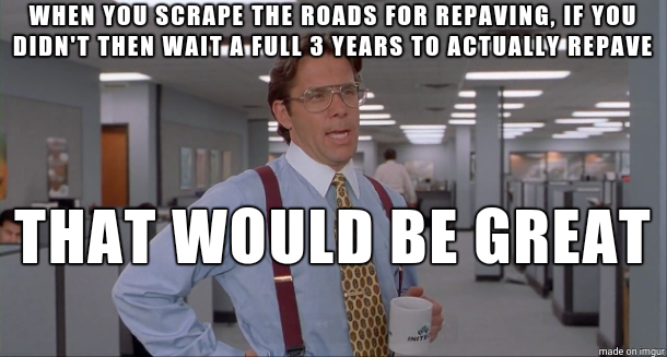 Looking at you, Dept. Of Transportation