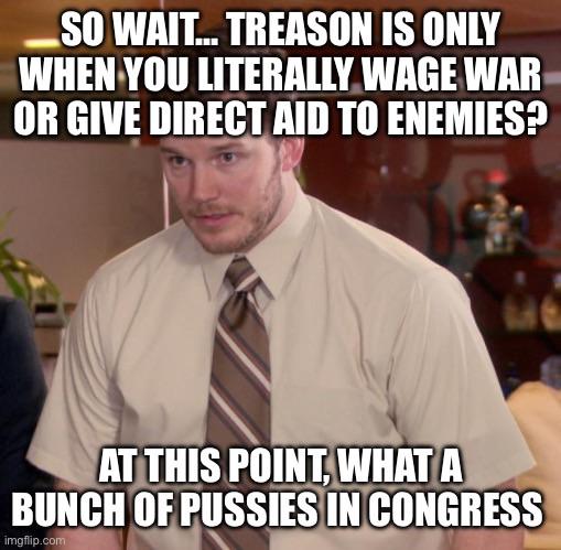 The president is Putin’s bitch. Full stop.