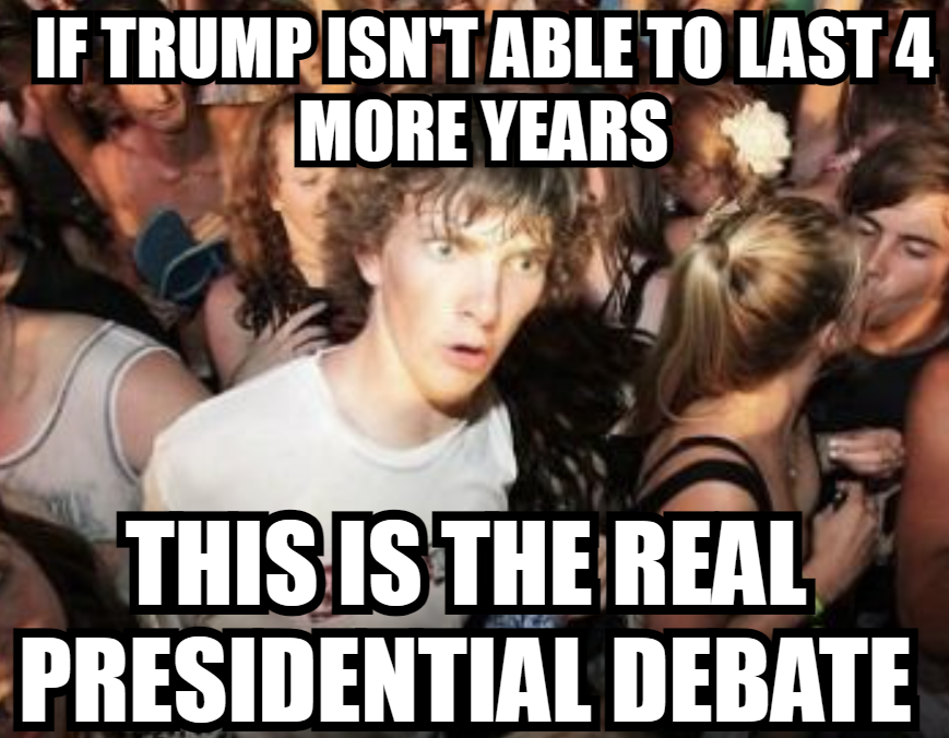 Trump is 78 years old, the debate tonight is worth watching.