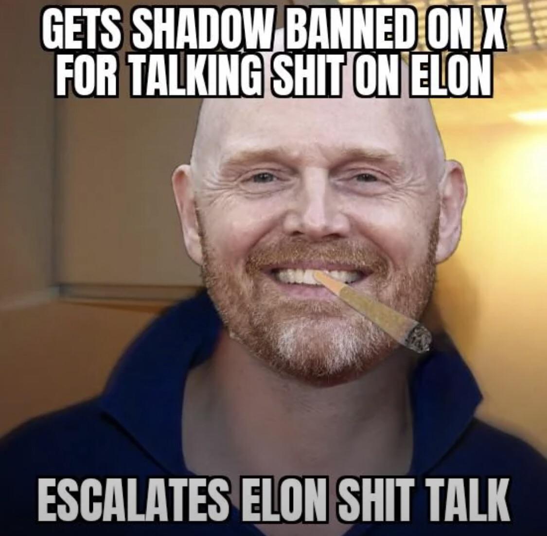 Escalates elon shit talk