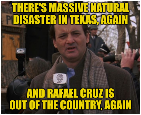 You'd almost think he wasn't even born in Texas... or the United States... oh.