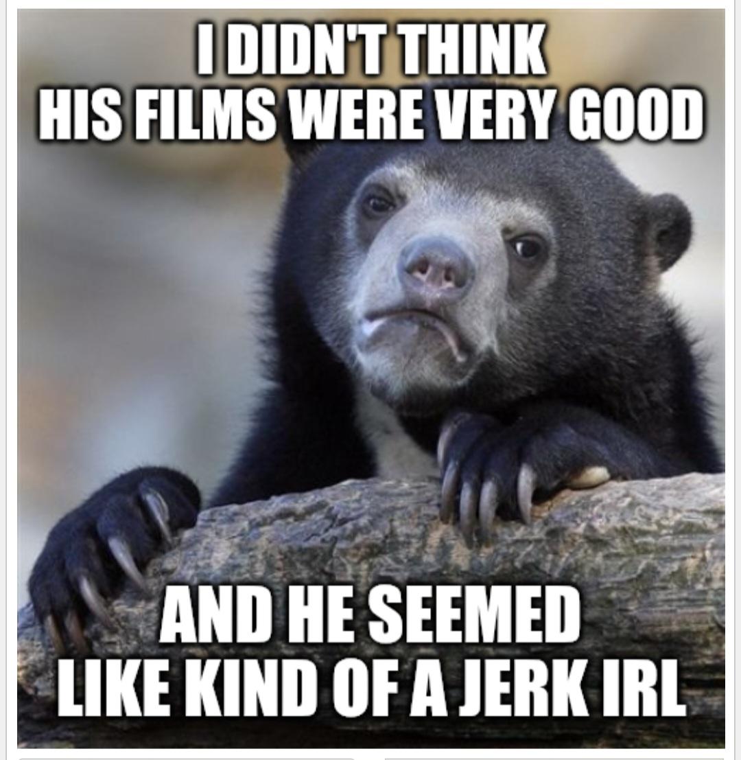 I would never say 'I'm glad someone is dead', but I just don't feel much over losing Chuck Norris