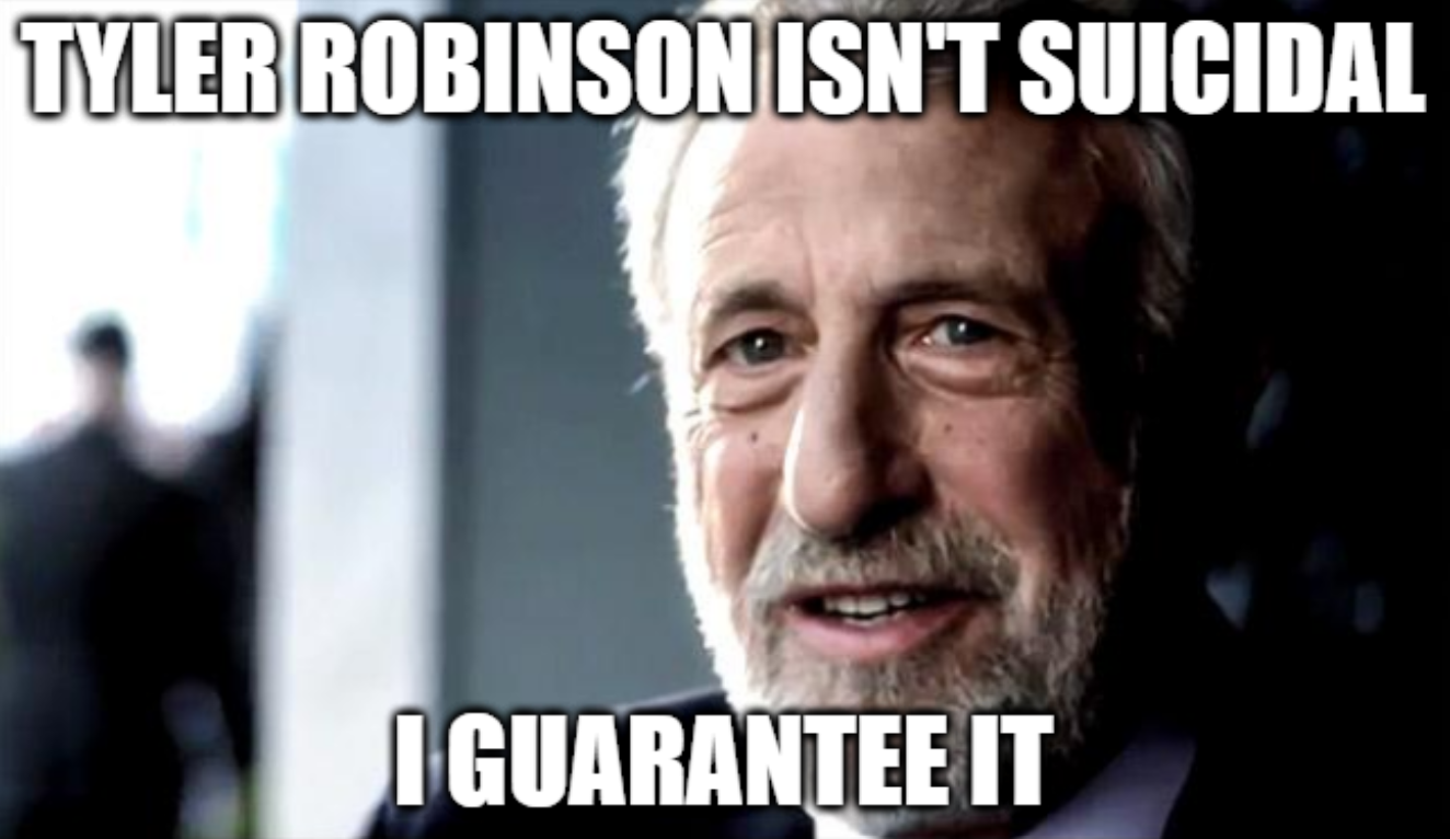 The way the narrative around this kid is being manipulated to turn him into a trans-loving liberal, he is going to need a miracle to make it to trial