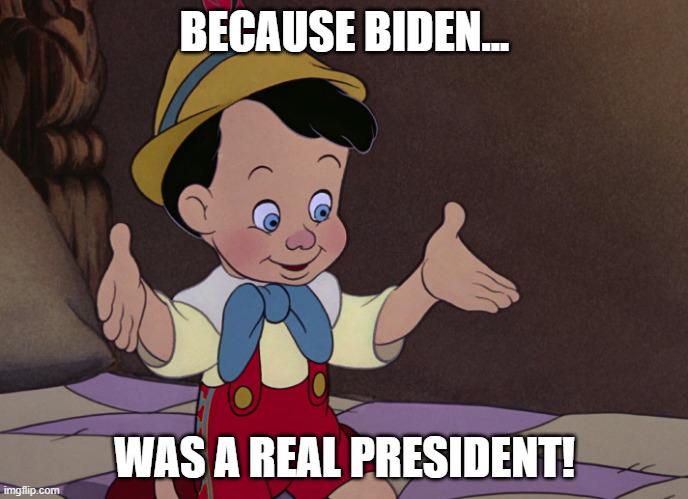 There's a reason there are so many memes mocking Trump that you didn't see for Biden.