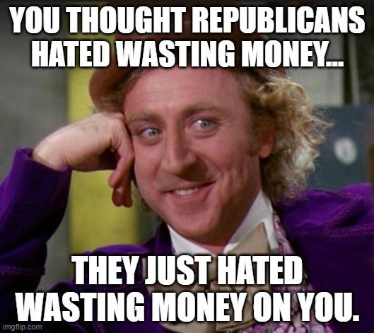 They don’t hate spending--they hate who it might help