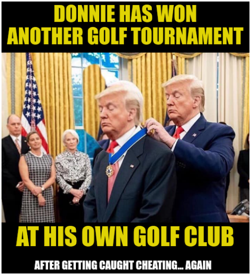 Move over Kim Jon Un, Donnie's on the green.