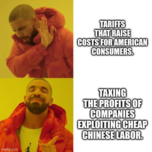 There's a way to bring back jobs without hurting consumers. But that's not the point.