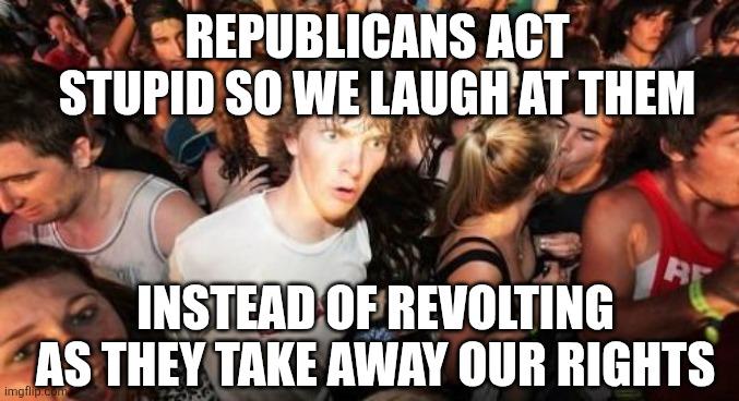 Look no further than congressional hearings for proof - Trump is just a (stupid) pawn in all of this