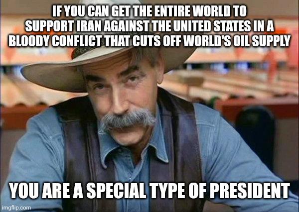 Only a stable genius could pull this off...