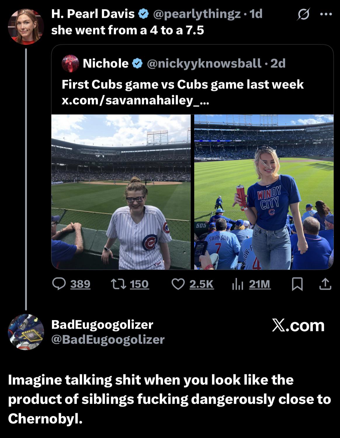 Influencer is called out after she commented on another woman’s looks