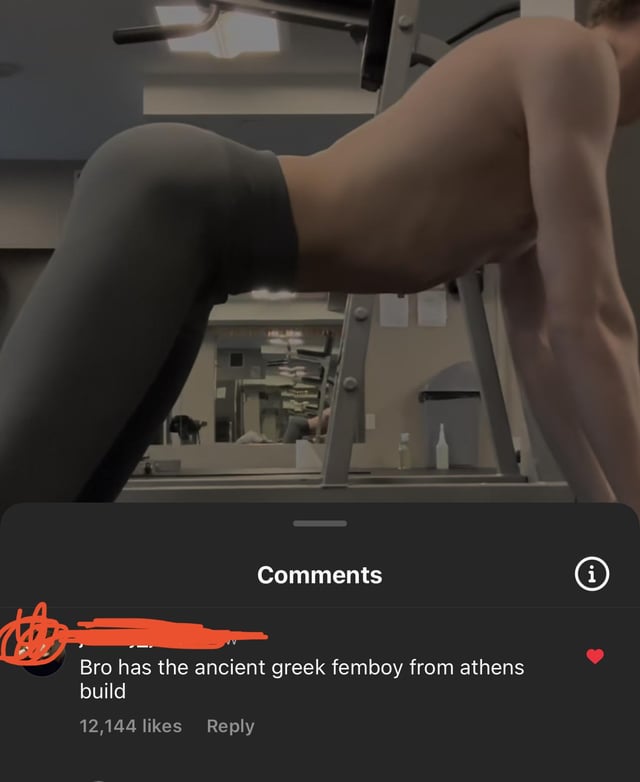 Not exactly a Greek god